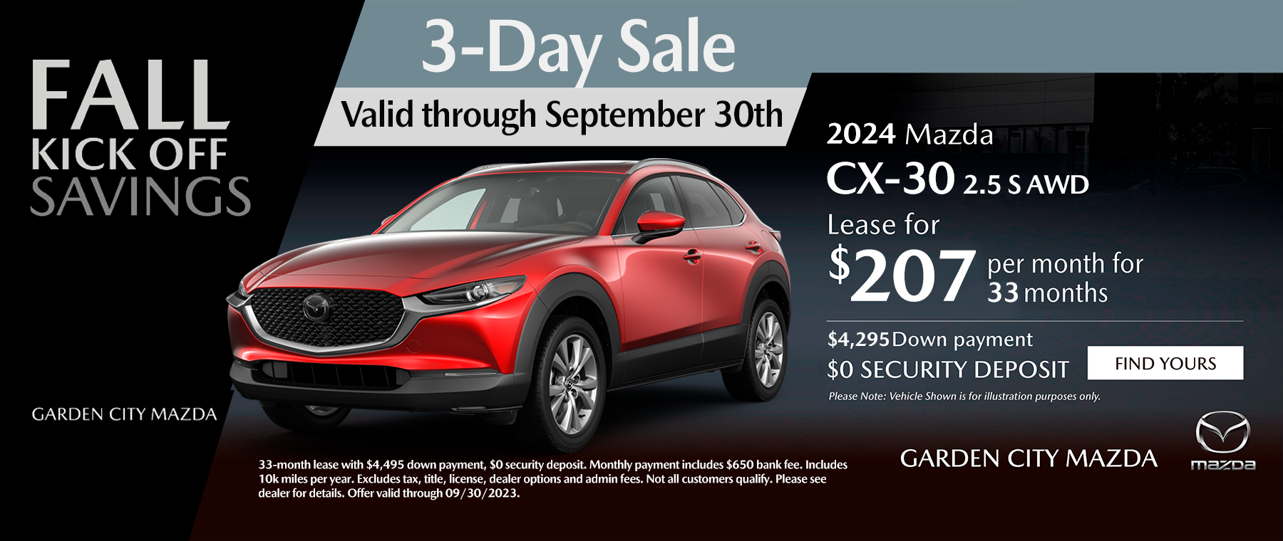 Mazda CX30 Lease Special Garden City Mazda
