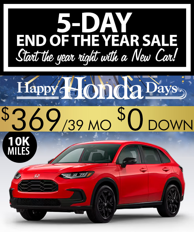 Go to huntingtonhondacars.com (hr-v-lx-5-day subpage)