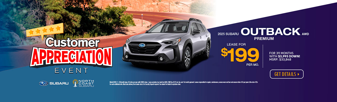 Outback Lease Special | North Coast Subaru